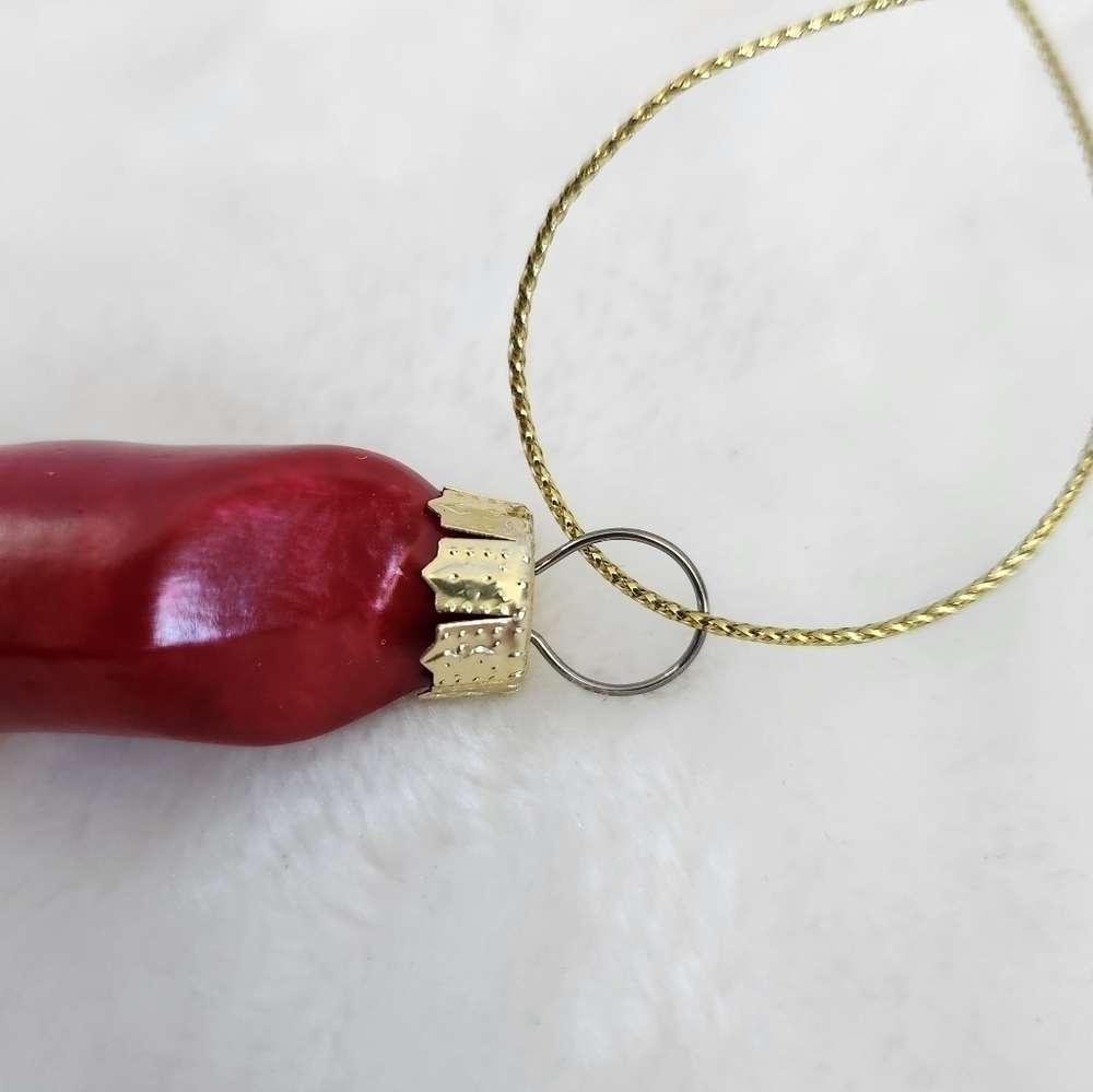 St Nicholas Square Festive Fun Glass Glitter Lipstick Christmas Holiday Ornament - Picture 6 of 12